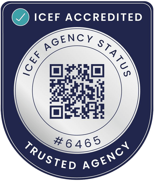 Sello ICEF Accredited